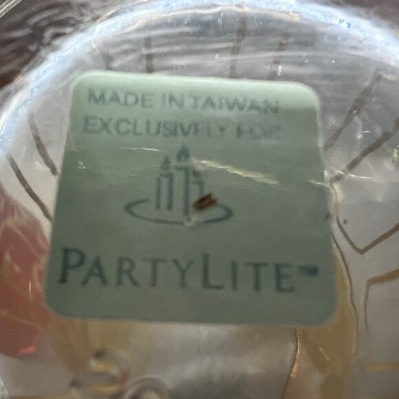 PARTYLITE Global Fusion Votive Holder Trio Red Gold Purple P8372 - Picture 9 of 16